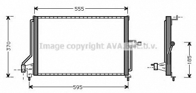 AVA QUALITY COOLING ol5209 -  Конденсатор, кондиционер